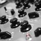 professional production equipment board close up